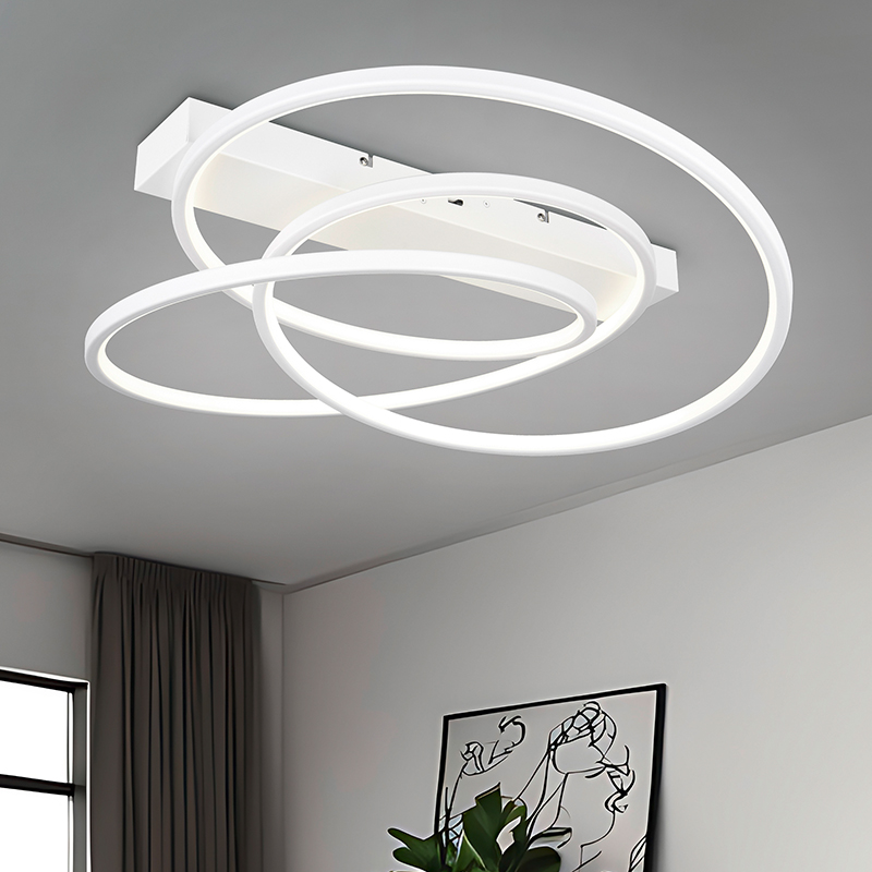 Weiße Deckenlampe Design, Teodore, 34W, White Switch LED, 3-stufig dimmbar