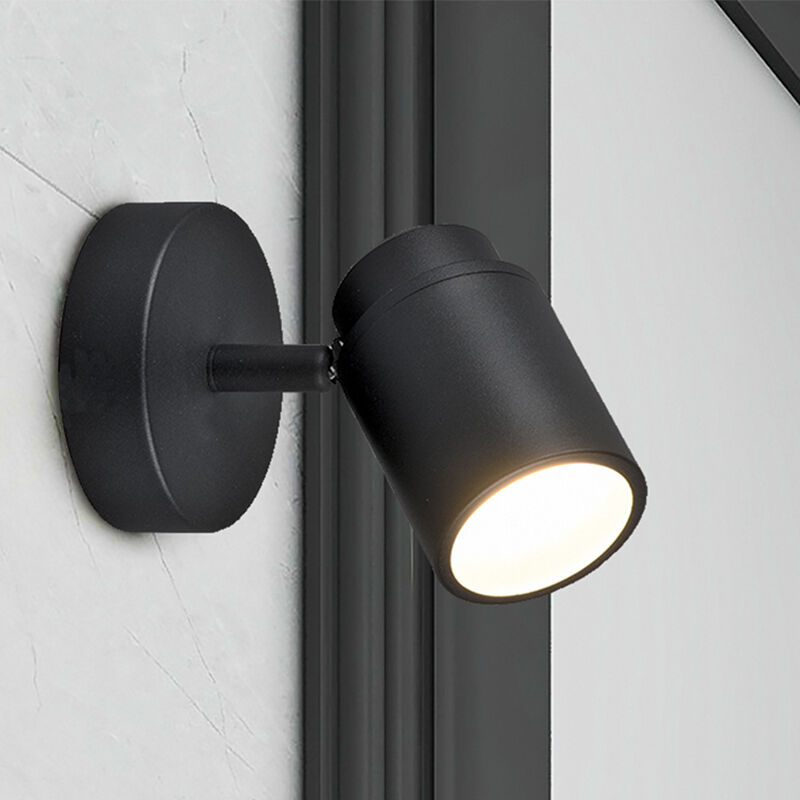 Schwarze Deckenstrahler Badezimmer Modern, Nelis, IP44