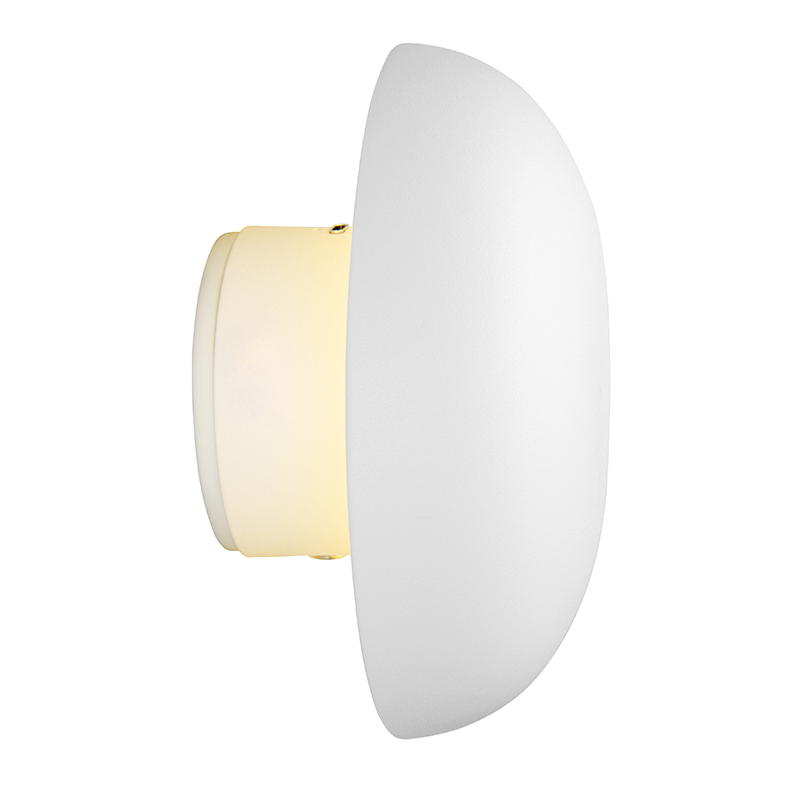 Weiße aufladbare Wandleuchte Metall, Khaoula, 1,5W, 3000K LED, 3-stufig dimmbar