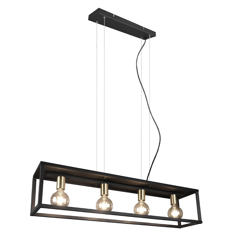 Schwarze Pendelleuchte Modern, Fabrice