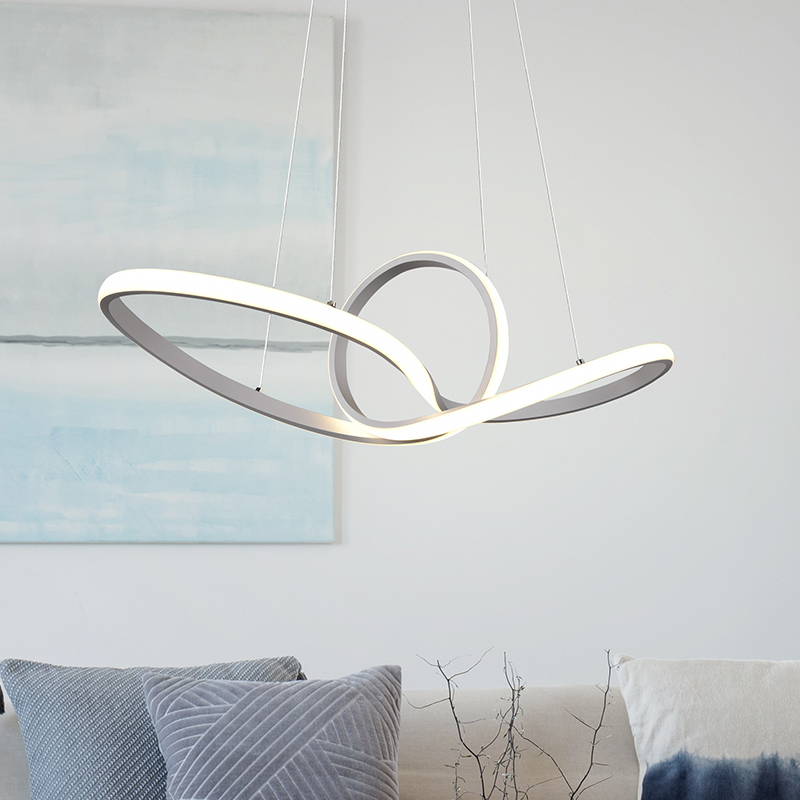 Weiße Pendelleuchte Modern, Jonny, 28W, 4000K LED
