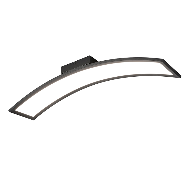 Schwarze Deckenlampe Modern, Ruurd, 23W, 3000K LED