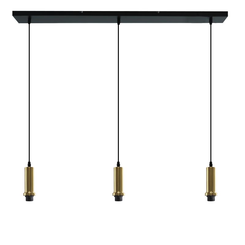 Aluminium Pendelleuchte ohne Schirm Gold, Rika Aluminium Pendelleuchte ohne Schirm Gold, Rika