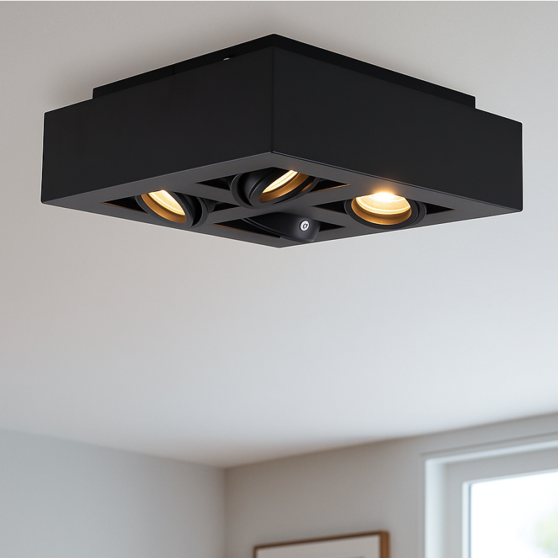 Moderne Aufbauspot Schwarz, Akira