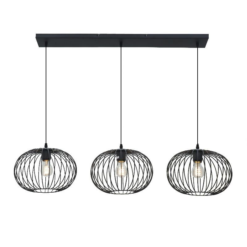 Industrielle Pendelleuchte Schwarz, Wiro Industrielle Pendelleuchte Schwarz, Wiro