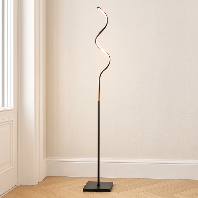 Design Stehlampe Schwarz, Giorgio, 11W, 3000K LED