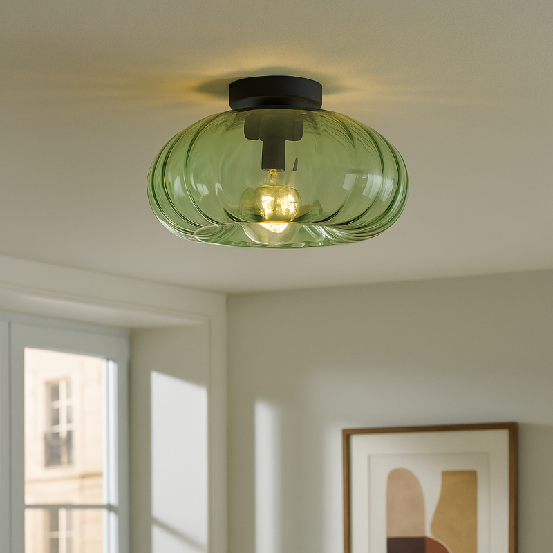 Retro Deckenleuchte Grün, Diane