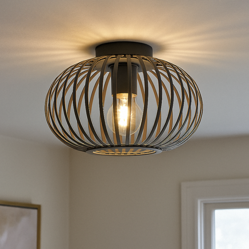 Industrielle Deckenlampe Grau, Lieve Industrielle Deckenlampe Grau, Lieve