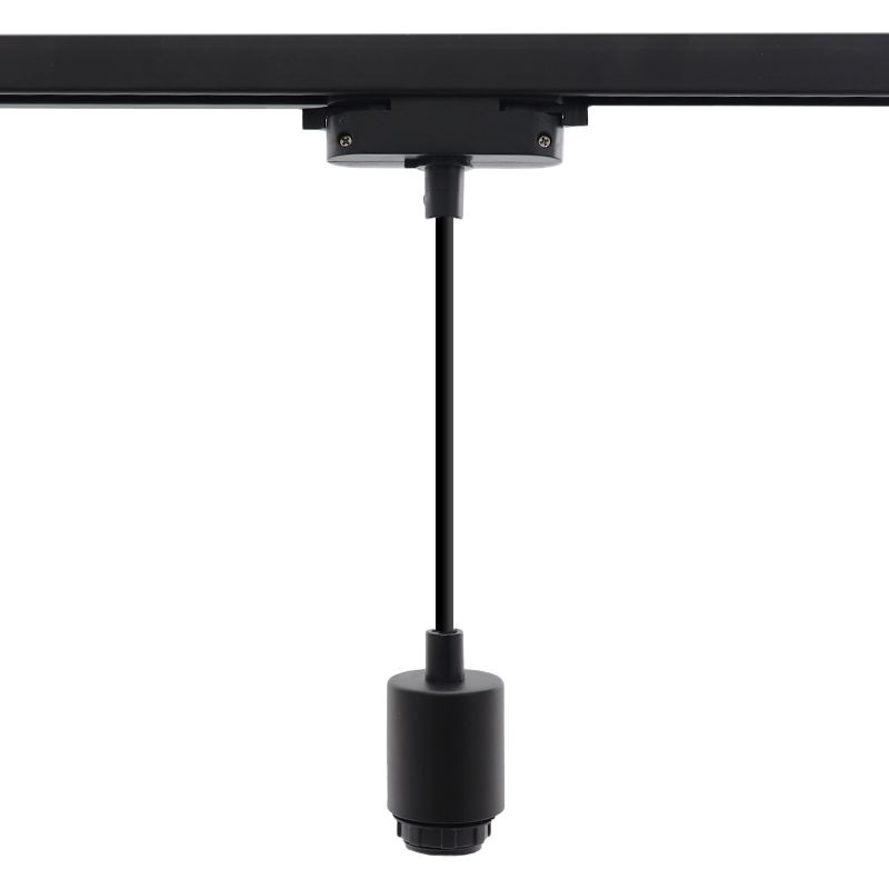 Kunststoff 1 phase Schienen Lampe Schwarz,