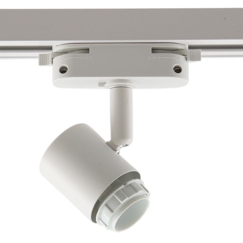 Kunststoff 1 phase Schienen Lampe Weiß,