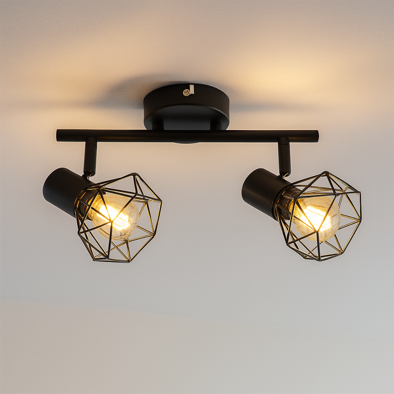 Industrielle Deckenstrahler Schwarz, Jaylano Industrielle Deckenstrahler Schwarz, Jaylano