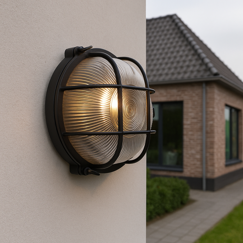 Industrielle Außenleuchte Schwarz, Juanita, IP44 Industrielle Außenleuchte Schwarz, Juanita, IP44