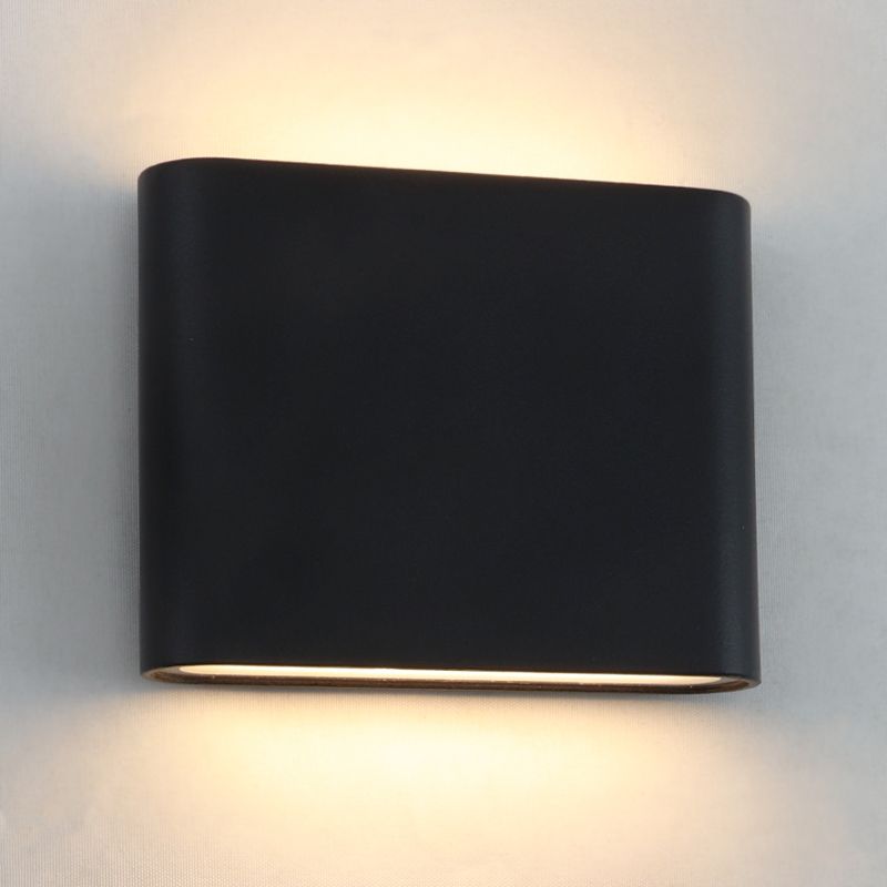 Moderne Außenleuchte Schwarz, Cailey, 6W, 3000K LED, IP54