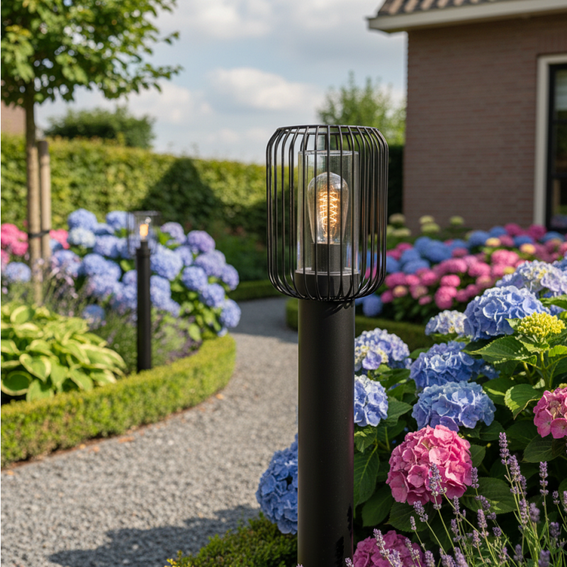 Moderne Außenleuchte Schwarz, Enya, IP44 Moderne Außenleuchte Schwarz, Enya, IP44