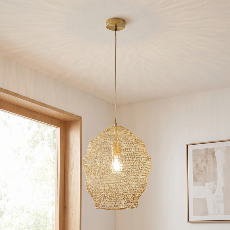 Design Pendelleuchte Gold, Sep