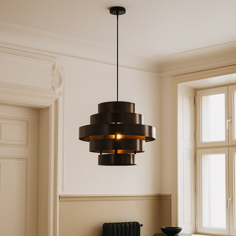 Landhaus Pendelleuchte Braun, Jana Landhaus Pendelleuchte Braun, Jana