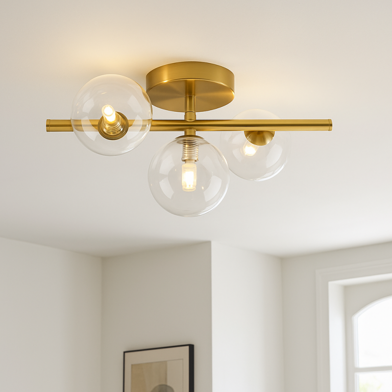 Design Deckenleuchte Transparent, Remo Design Deckenleuchte Transparent, Remo
