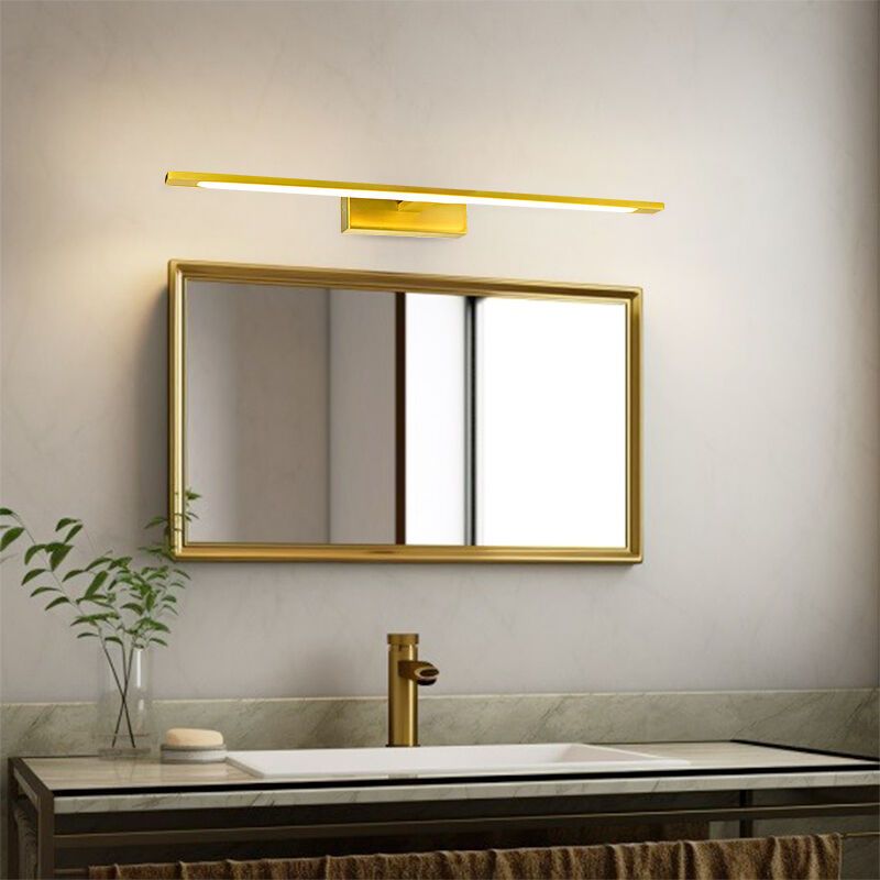 Moderne Spiegelbeleuchtung Gold, Steffy, 8W, 3000K LED, IP44 Moderne Spiegelbeleuchtung Gold, Steffy, 8W, 3000K LED, IP44