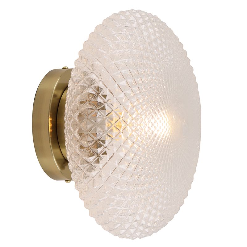 Retro Wandleuchte Messing, Valesca