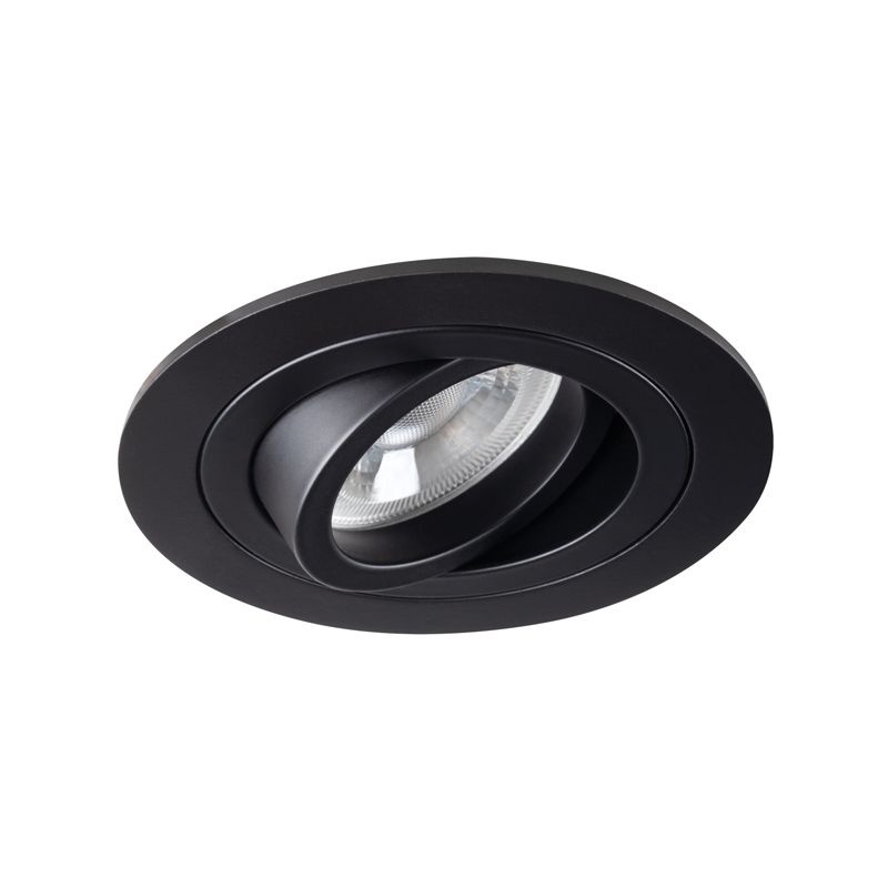 Moderne Einbaustrahler Schwarz, Seidy Moderne Einbaustrahler Schwarz, Seidy