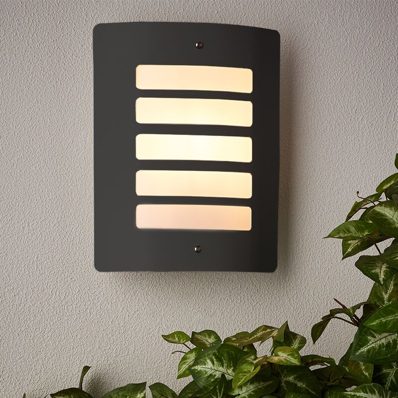 Metall Außenleuchte Anthrazit, Alea, IP44 Metall Außenleuchte Anthrazit, Alea, IP44