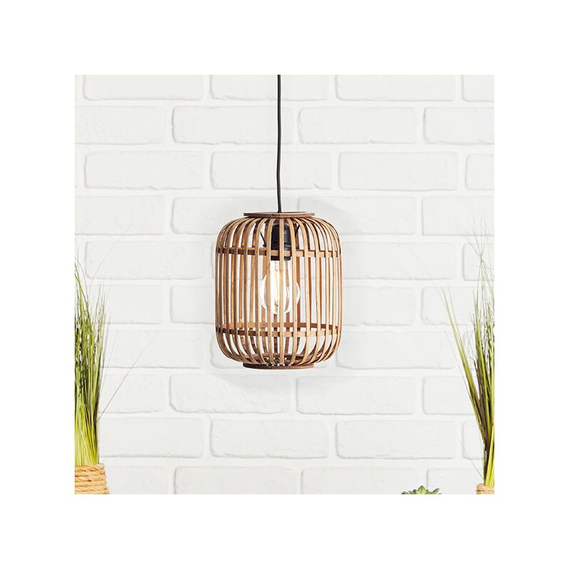 Holz Pendelleuchte Braun, Brain Holz Pendelleuchte Braun, Brain