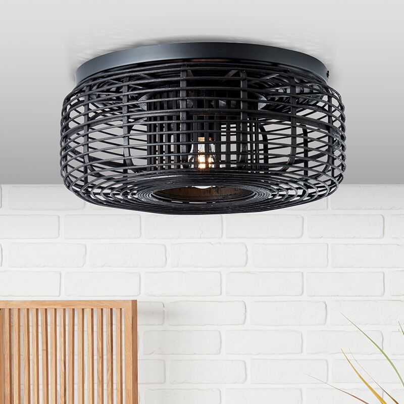 Holz Deckenlampe Schwarz, Deacon Holz Deckenlampe Schwarz, Deacon