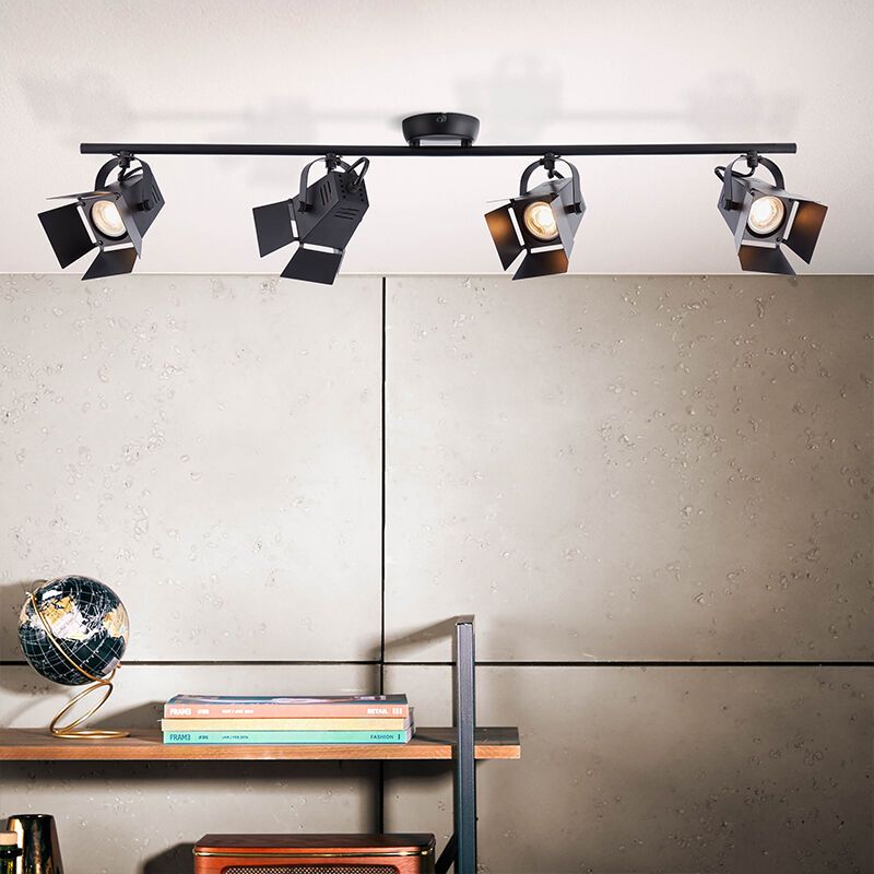 Industrielle Deckenstrahler Schwarz, Jowenna, 5W, 3000K LED Industrielle Deckenstrahler Schwarz, Jowenna, 5W, 3000K LED