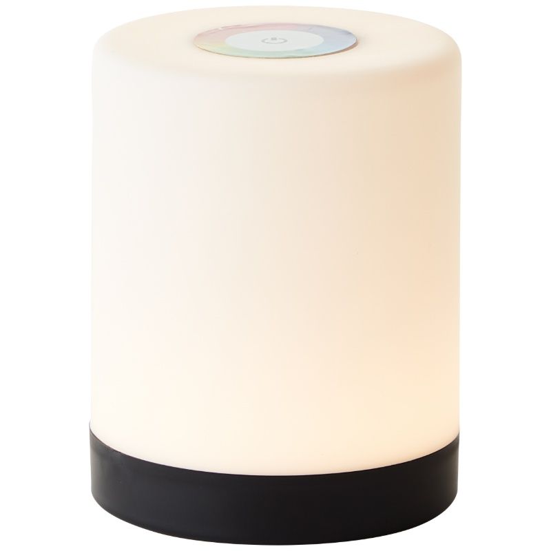 Moderne Außen Tischleuchte Schwarz, Maezon, 1W, RGBW LED, IP44, mit Touch-Dimmer