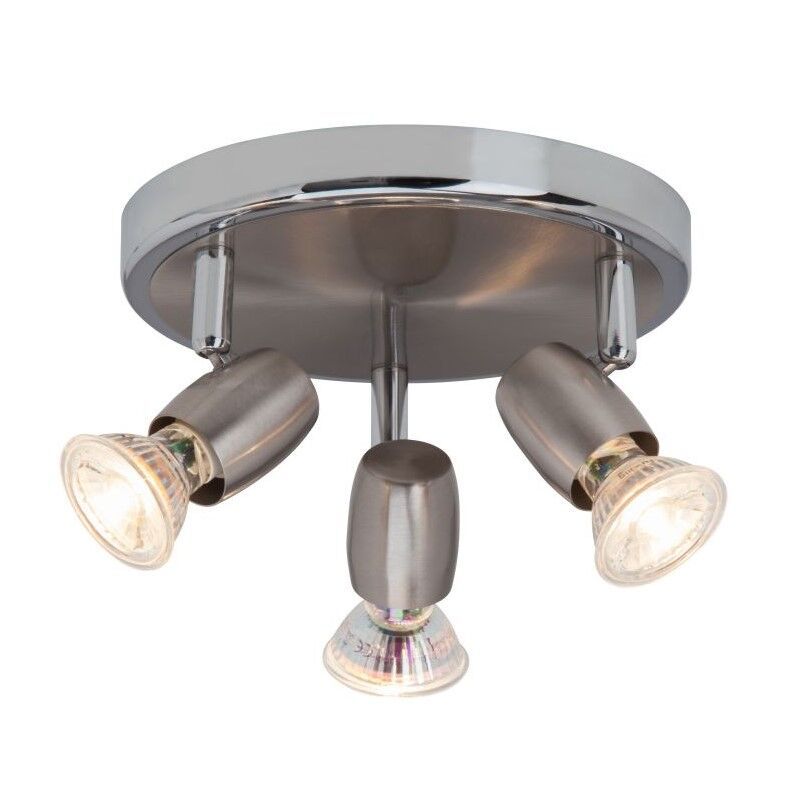Metall Deckenstrahler Chrom, Wietse, 7W, 3000K LED Metall Deckenstrahler Chrom, Wietse, 7W, 3000K LED