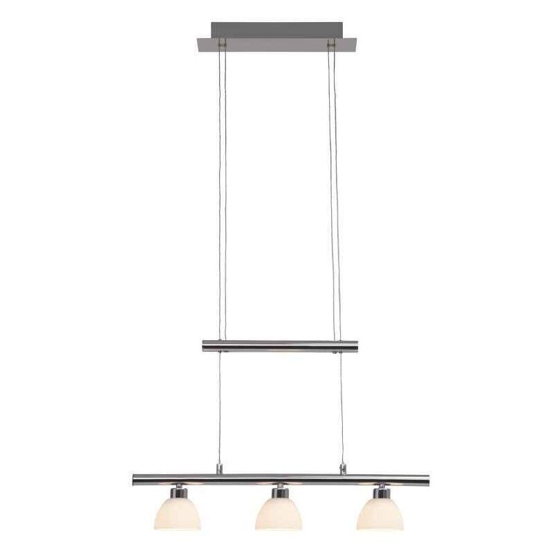 Glas Pendelleuchte Chrom, Tromp, 5W, 3000K LED, mit Touch-Dimmer Glas Pendelleuchte Chrom, Tromp, 5W, 3000K LED, mit Touch-Dimmer