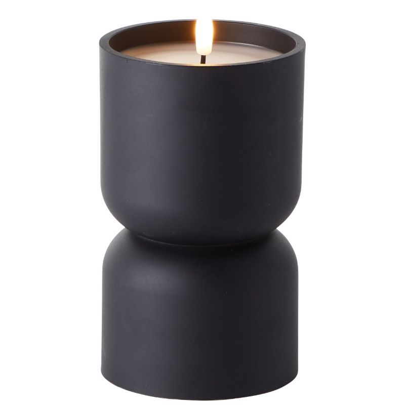 Schwarze Außen-Kerzenlampe, Zaki, 2700K LED, IP44 Schwarze Außen-Kerzenlampe, Zaki, 2700K LED, IP44