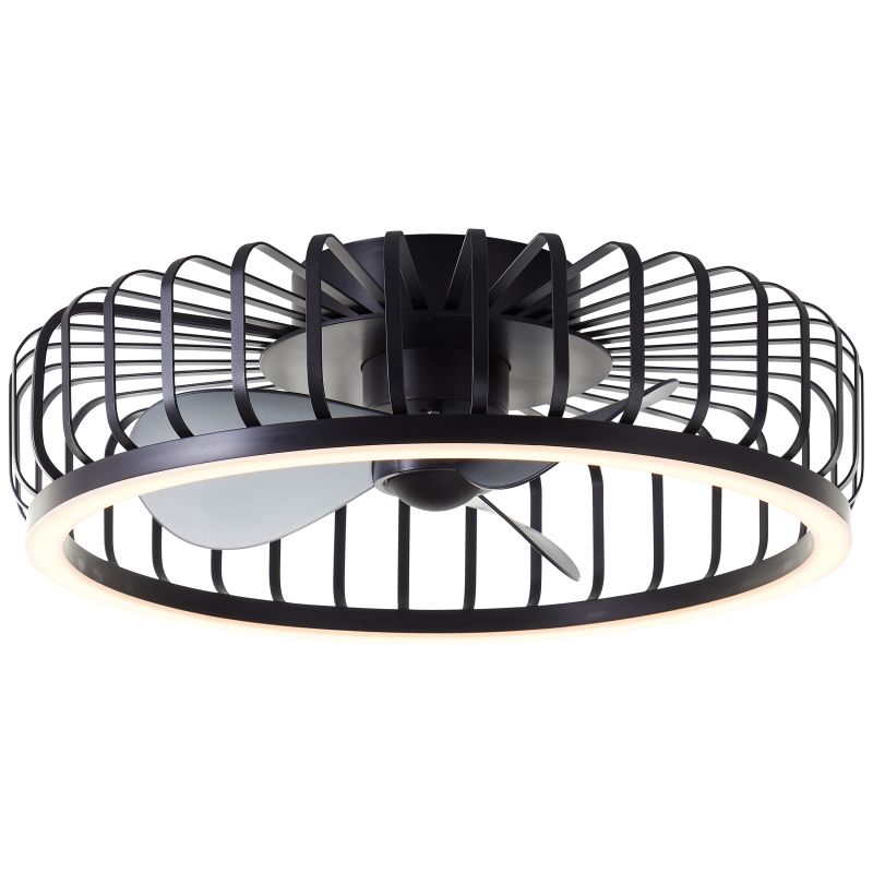 Moderne Deckenventilator Schwarz, Tolga, 36W, 2700K-4000K-6500K LED, mit Fernbedienung Moderne Deckenventilator Schwarz, Tolga, 36W, 2700K-4000K-6500K LED, mit Fernbedienung