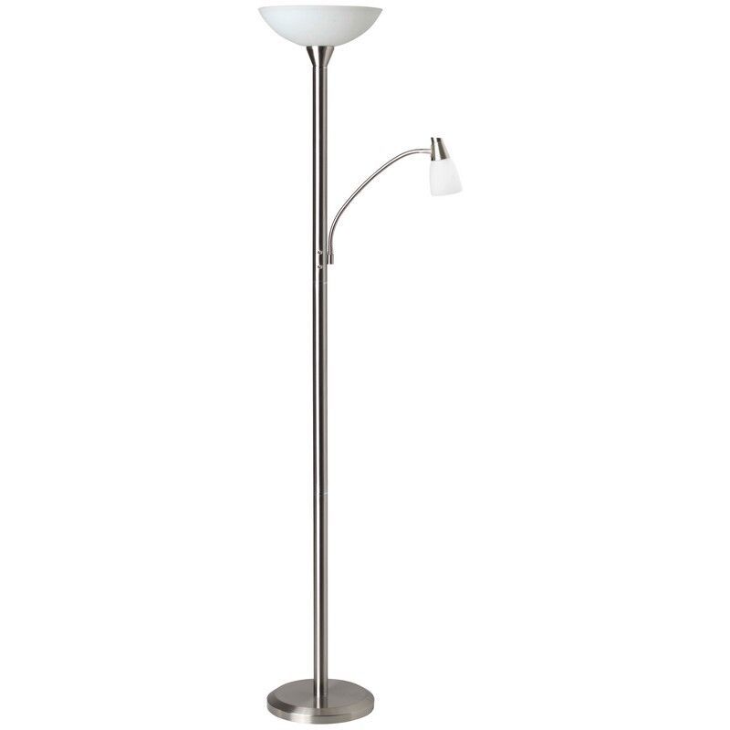 Moderne Leselampe Stehlampe Chrom, Bernd, mit Schalter Moderne Leselampe Stehlampe Chrom, Bernd, mit Schalter