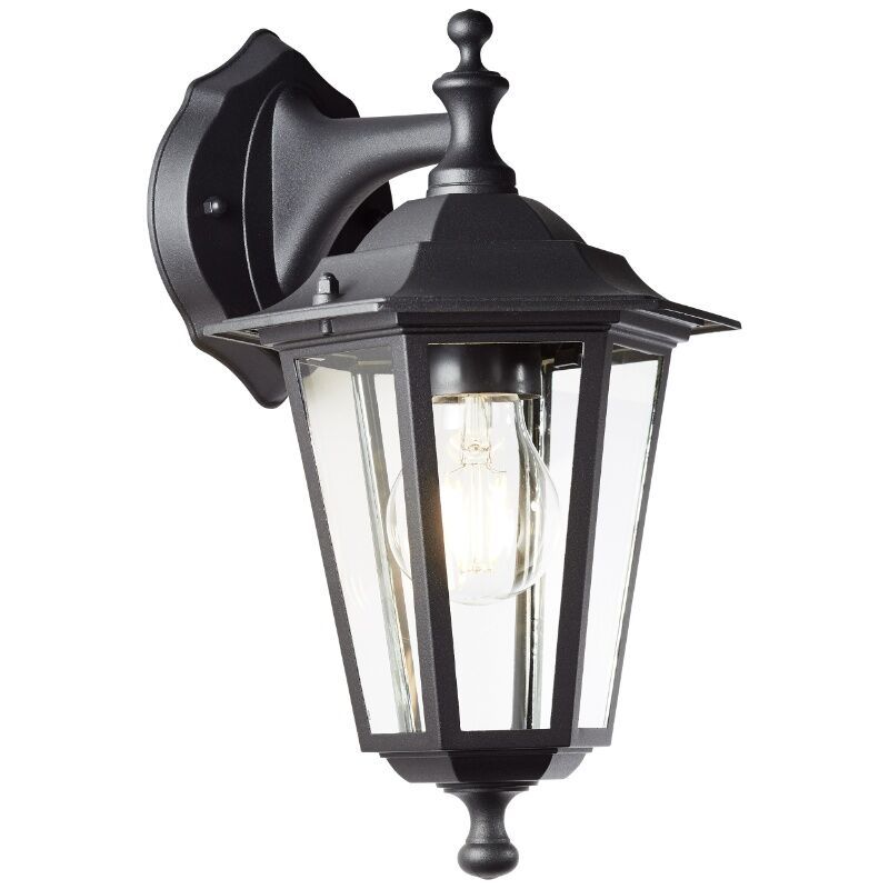 Antik Außenleuchte Schwarz, Radha, IP44