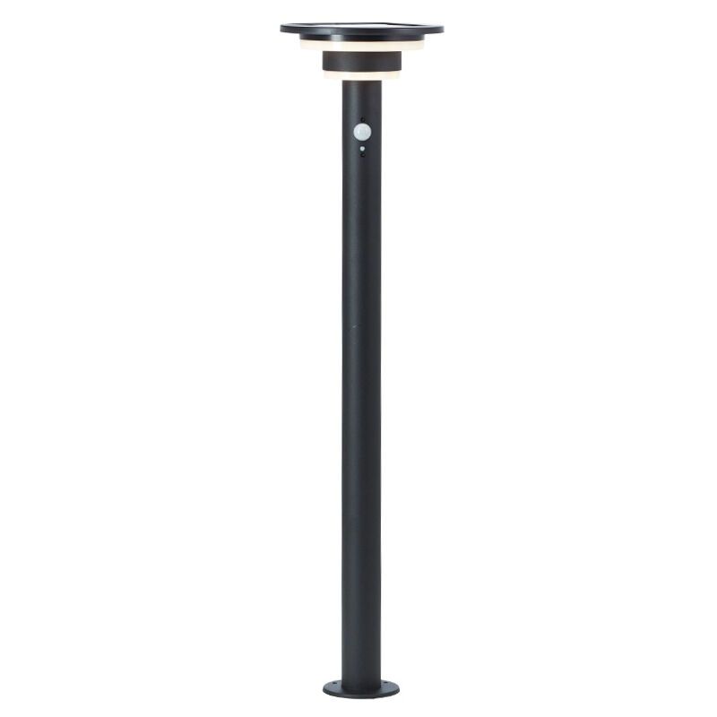 Moderne Solar Wegeleuchte Schwarz, Lonneke, 3W, 3000K LED, IP44 Moderne Solar Wegeleuchte Schwarz, Lonneke, 3W, 3000K LED, IP44