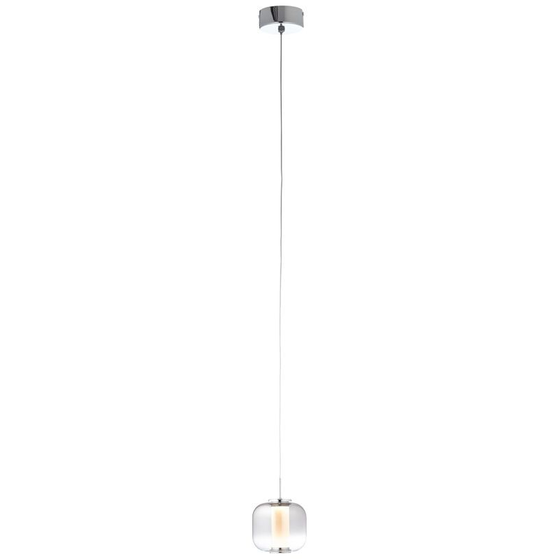 Design Pendelleuchte Chrom, Emmely, 7W, 3000K LED