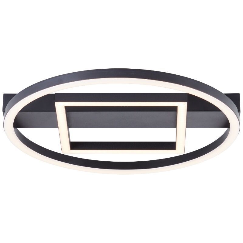 Design Deckenlampe Schwarz, Konrad, 20W, 3000K LED Design Deckenlampe Schwarz, Konrad, 20W, 3000K LED