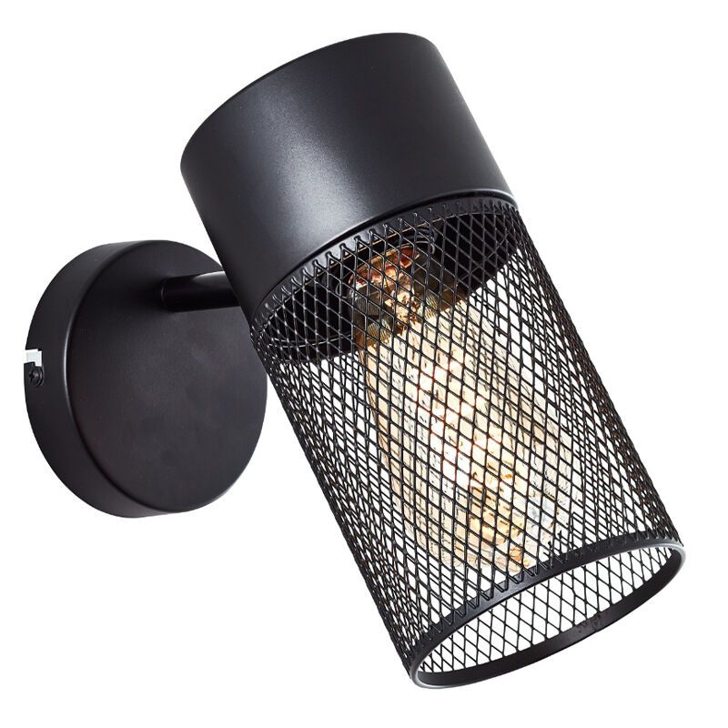 Industrielle Wandstrahler Schwarz, Georgino Industrielle Wandstrahler Schwarz, Georgino