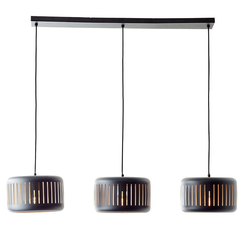 Industrielle Pendelleuchte Schwarz, Veronika