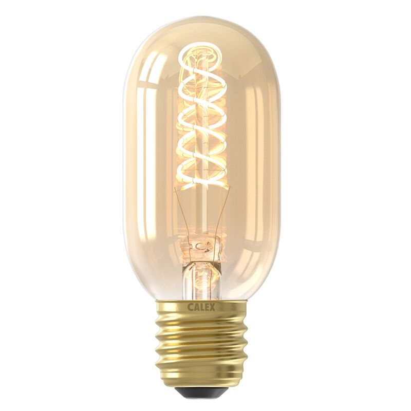Dimmbare Calex E27 LED-Röhrenlampe Bernstein, 3,8W, 2100K Dimmbare Calex E27 LED-Röhrenlampe Bernstein, 3,8W, 2100K