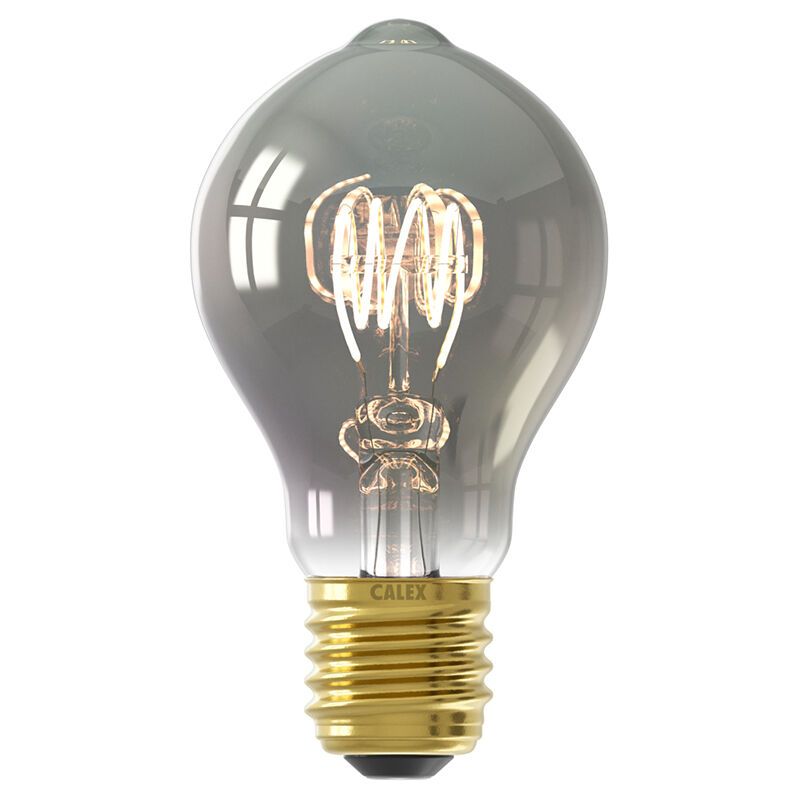 Dimmbare Calex E27 LED-Filament Lampe Grau, 4W, 1800K