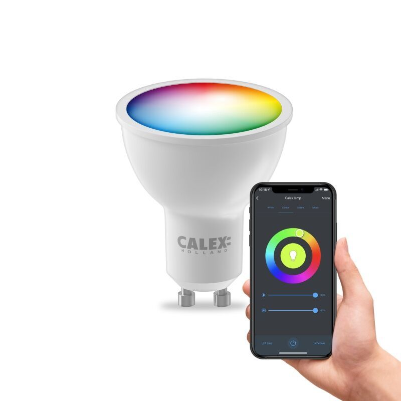 Calex Smart LED-Lampe GU10 4,9W, RGBW