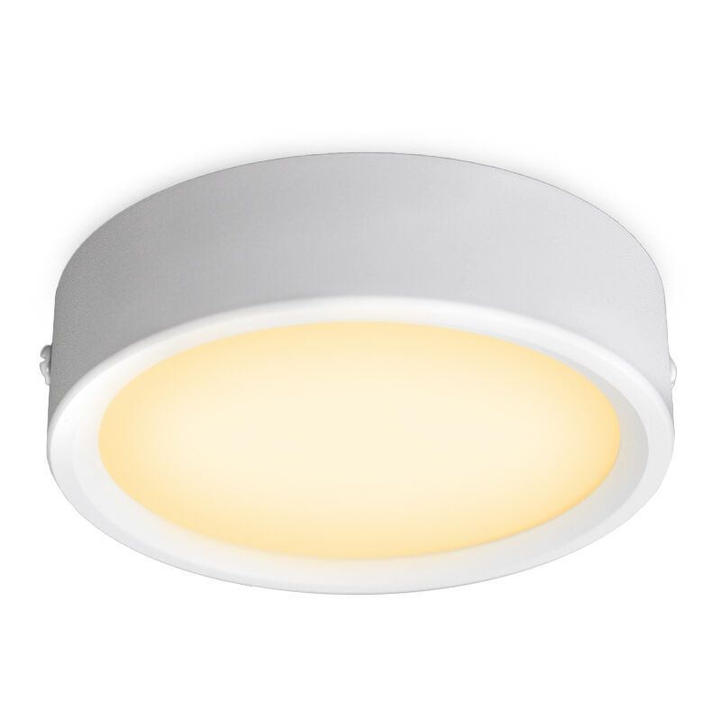 Weiße Deckenleuchte Aluminium, Aletta, 15W, 3000K LED