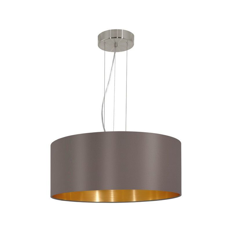 Braune moderne Pendelleuchte Stoff, Terme Braune moderne Pendelleuchte Stoff, Terme