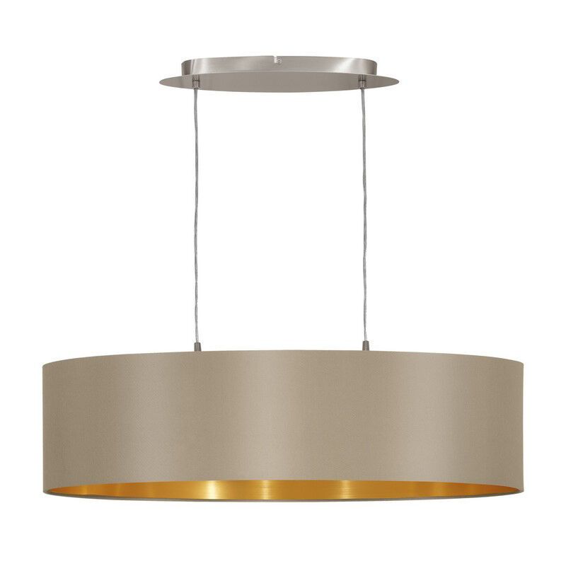 Goldene moderne Pendelleuchte Stoff, Terme Goldene moderne Pendelleuchte Stoff, Terme