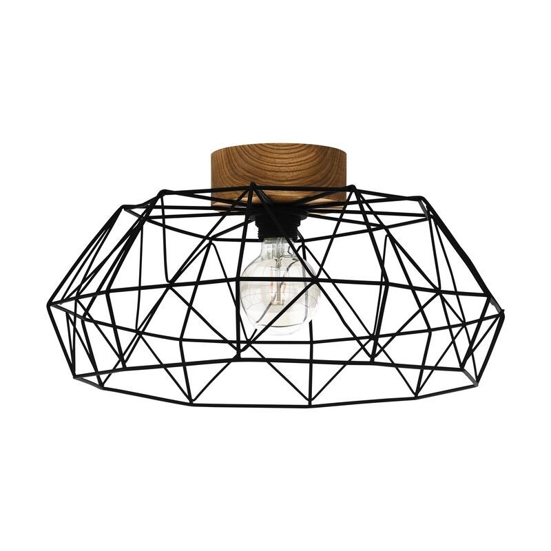 Holz Deckenlampe Schwarz, Joseline