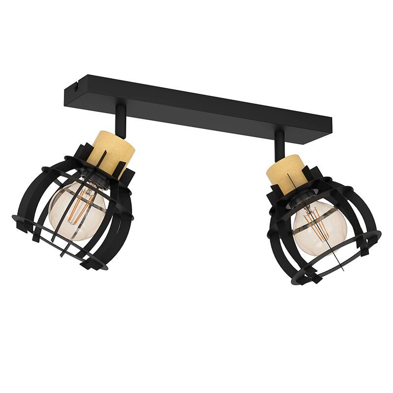 Schwarze retro Deckenstrahler Aluminium, Redouan Schwarze retro Deckenstrahler Aluminium, Redouan