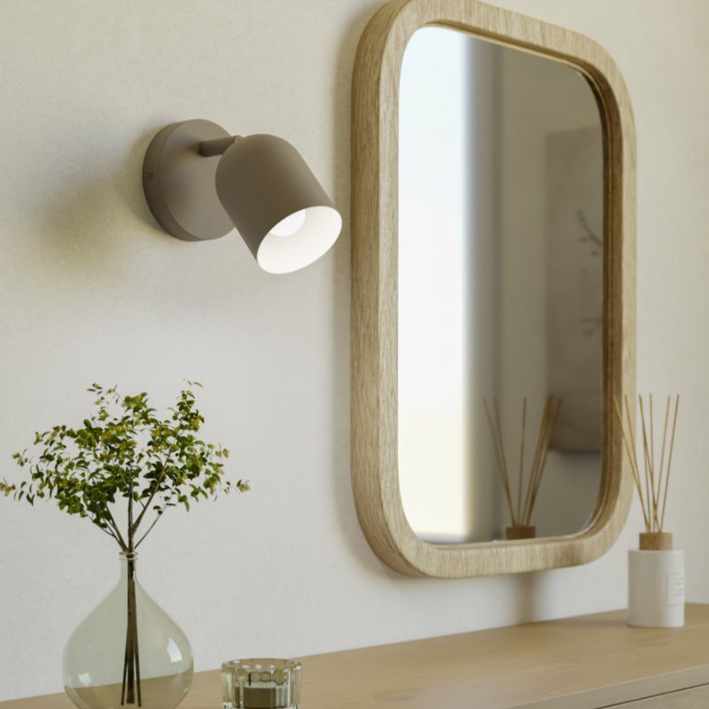 Braune vintage Wandstrahler Stahl, Tjitte Braune vintage Wandstrahler Stahl, Tjitte