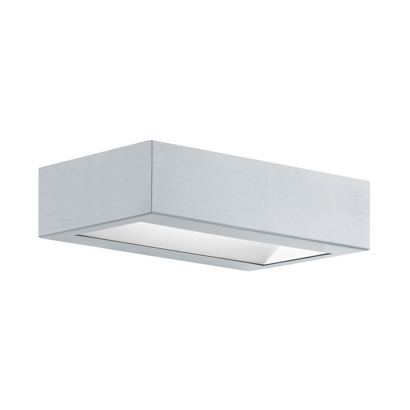 Silberne moderne Außenleuchte Edelstahl, Simen, 4W, 3000K LED, IP44 Silberne moderne Außenleuchte Edelstahl, Simen, 4W, 3000K LED, IP44